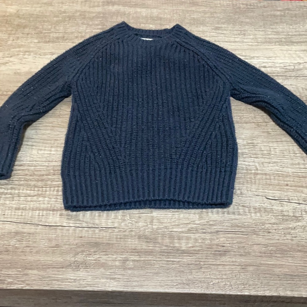 Abercrombie toddler/kids navy woven sweater size 3/4